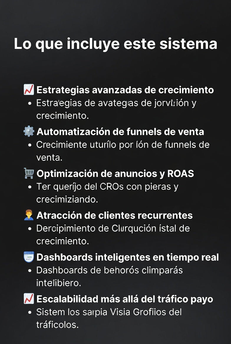 Sistema de Crecimiento para empresas