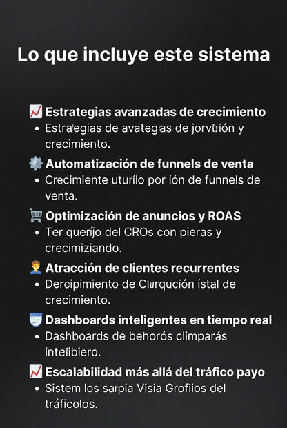 Sistema de Crecimiento para empresas